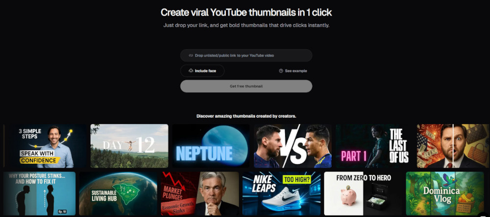 Opus.pro YouTube Thumbnail Maker Thumbnails Genereren Met AI