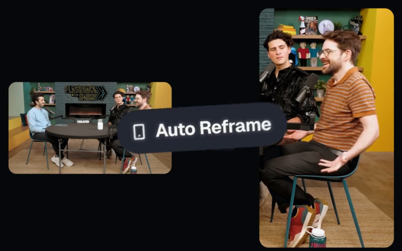 OpusCLip AI Reframe Automatisch Reframen Aspect Ratios